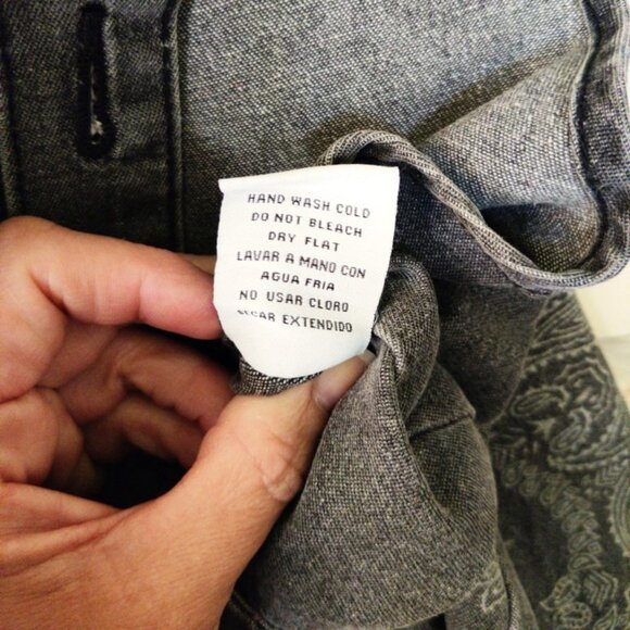 Easel Black Denim Distressed Wash Oversized Wide Leg Overalls SZ Large 14-18 NWT - Picture 2 of 15